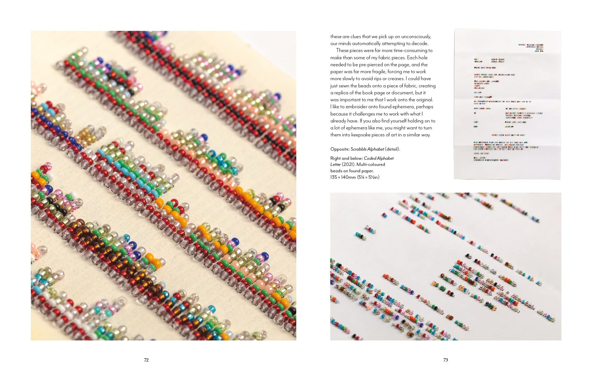 Record, Map and Capture in Textile Art: Data Visualization in Cloth and Stitch