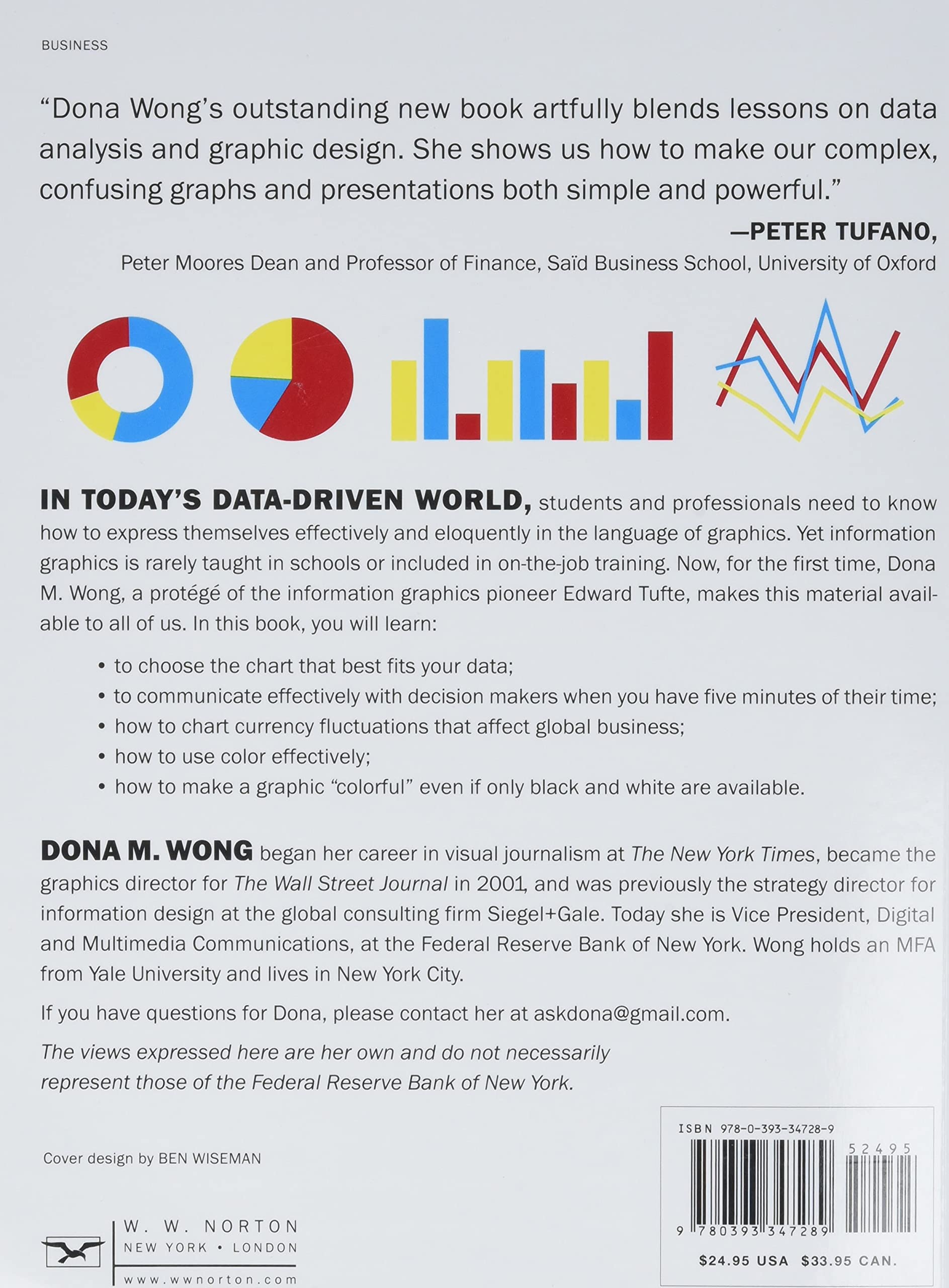 The Wall Street Journal Guide to Information Graphics: the Dos and Don'Ts of Presenting Data, Facts, and Figures