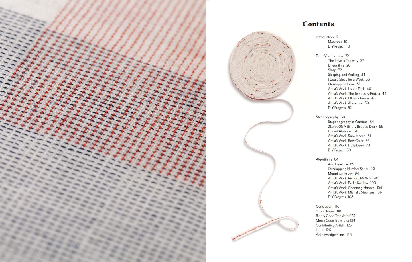 Record, Map and Capture in Textile Art: Data Visualization in Cloth and Stitch