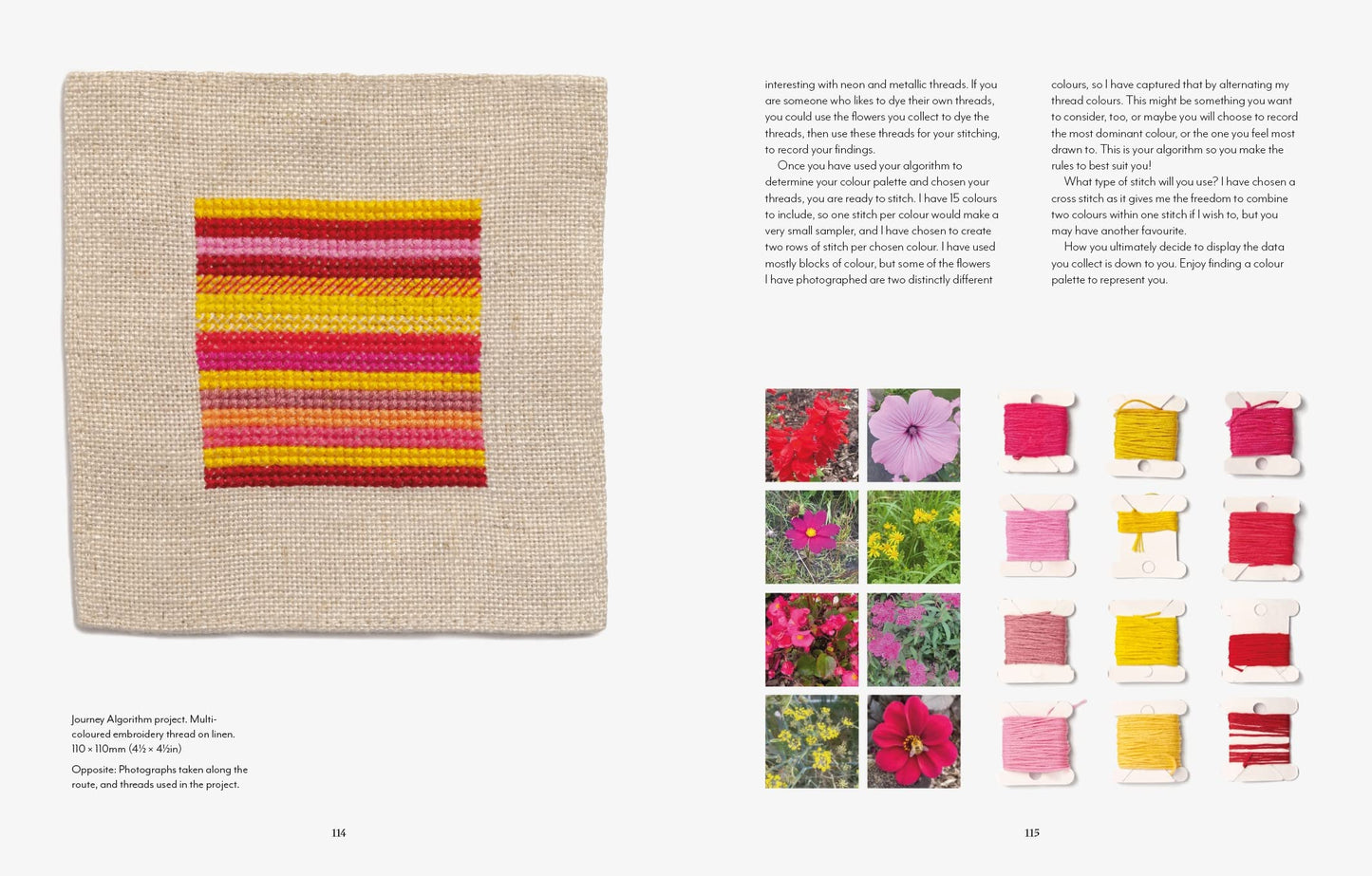 Record, Map and Capture in Textile Art: Data Visualization in Cloth and Stitch